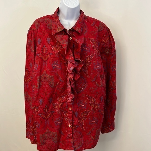 Red Lauren by Ralph Lauren‎ Women’s Button Up - Picture 1 of 6